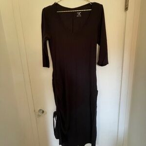 Jersy knit Midi dress in midnight blue, Horny Toad